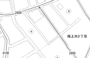 東京都世田谷区の路線価図（一部）
